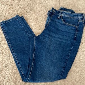 High rise skinny jeans